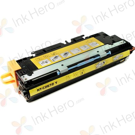 HP 309A cartouche de toner remanufacturée jaune (Q2672A)