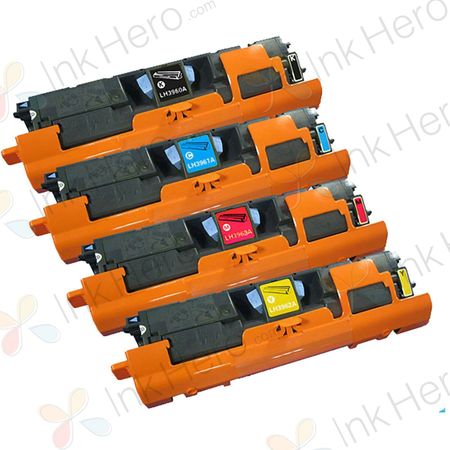 Pack de 4 HP 122A cartouches de toner remanufacturées
