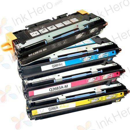 Pack de 4 HP Color LaserJet 3700 cartouches de toner remanufacturées