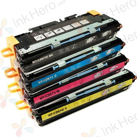 Pack de 4 HP Color LaserJet 3500 / 3550 cartouches de toner remanufacturées