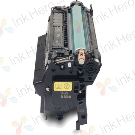 HP 655A cartouche de toner laser jaune remanufacturée (CF452A)