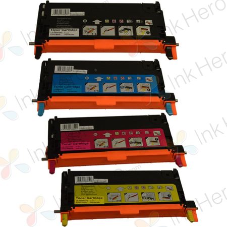 Pack de 4 Lexmark X560N toner haute capacité compatible