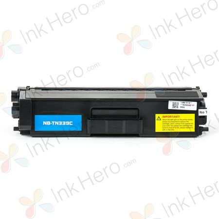 Brother TN339C cartouche de toner cyan compatible extra haute capacité