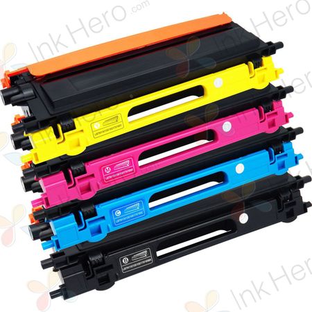 Pack de 4 Brother TN115 cartouches de toner remanufacturées haute capacité (remplace TN110)