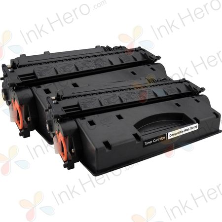 Pack de 2 Canon 120 cartouche de toner noir compatible (2617B001AA)