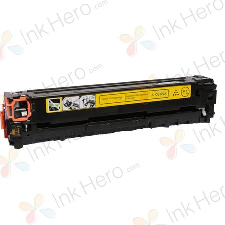 HP 128A cartouche de toner laser jaune compatible (CE322A)