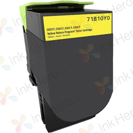 Lexmark 71B1HY0 cartouche de toner jaune remanufacturée haute capacité