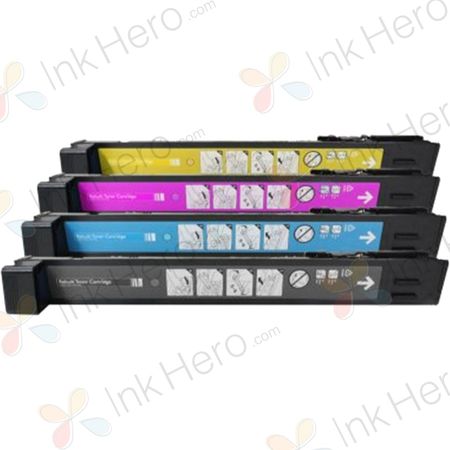 Pack de 4 HP 825A & HP 824A cartouches de toner remanufacturées