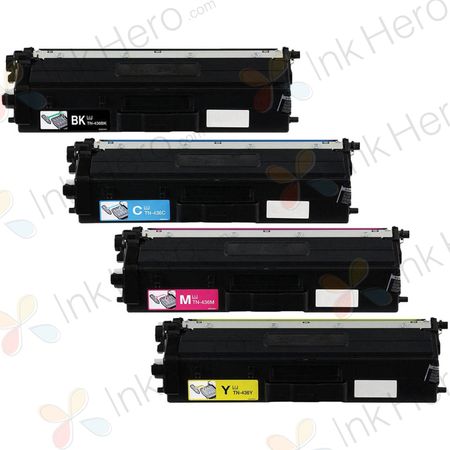 Pack de 4 Brother TN439 cartouches de toner ultra haute capacité compatibles