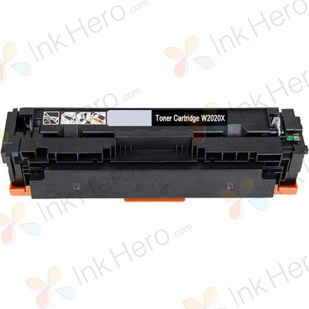 HP 414X cartouche de toner noir compatible haute capacité (W2020X)