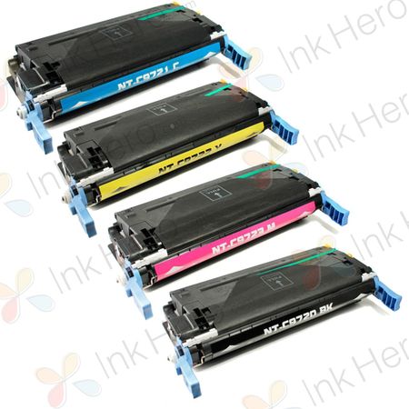 Pack de 4 HP 641A cartouches de toner remanufacturées