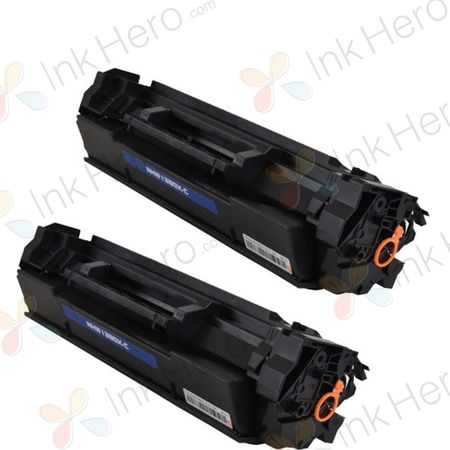 Pack de 2 HP 138X cartouches de toner haute capacité noir compatible (W1380X)