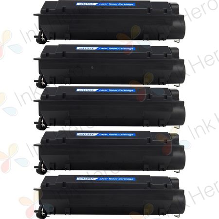 Pack de 5 HP 55X cartouche de toner compatible noir haute capacité (CE255X)