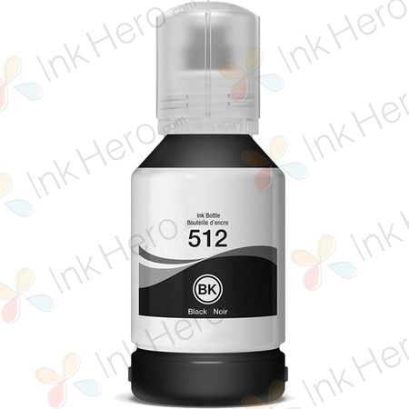 Epson T512 bouteille d'encre compatible noir (T512020-S)