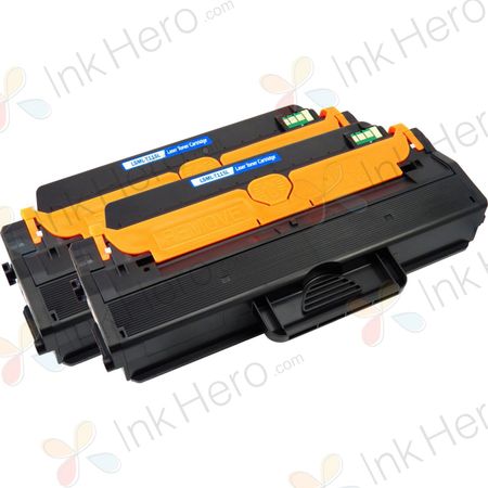 Pack de 2 Samsung MLT-D115L cartouche de toner noir compatible