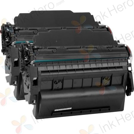 Pack de 2 HP 87X cartouche de toner noir compatible haute capacité (CF287X)