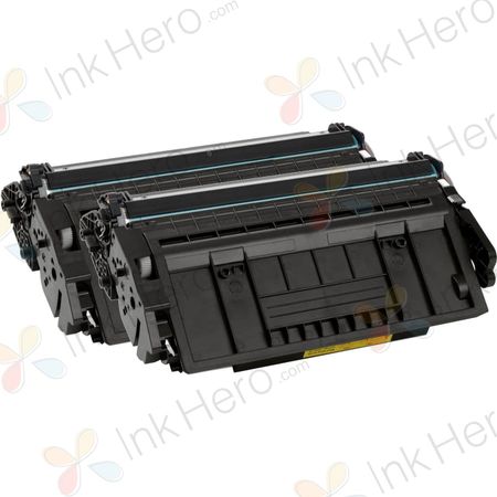 Pack de 2 HP 87A cartouche de toner noir compatible (CF287A)