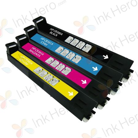 Pack de 4 HP 823A & HP 824A cartouches de toner remanufacturées