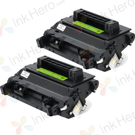 Pack de 2 HP 81A cartouche de toner noir compatible (CF281A)