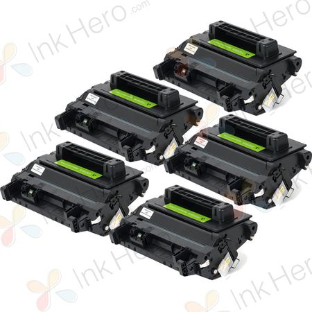 Pack de 5 HP 81A cartouche de toner noir compatible (CF281A)