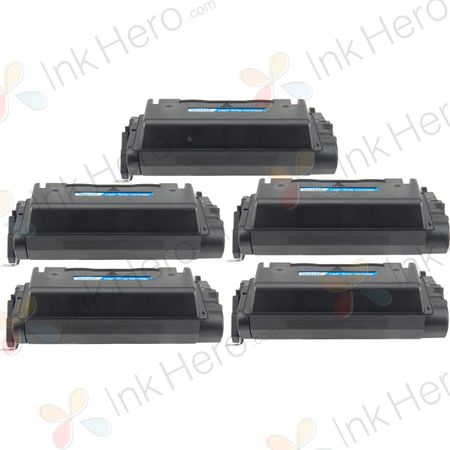 Pack de 5 HP 42A cartouche de toner noir remanufacturée (Q5942A)