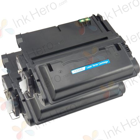 Pack de 2 HP 38A cartouche de toner noir remanufacturée (Q1338A)