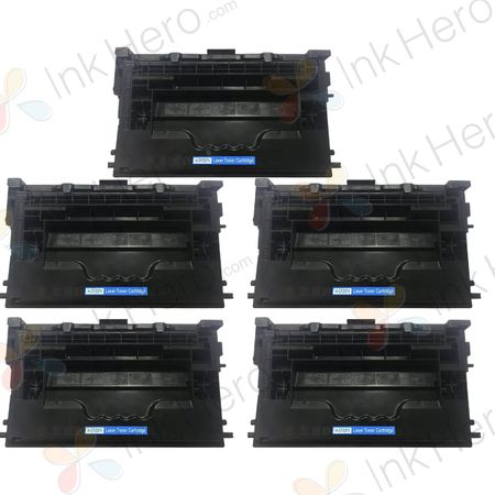 Pack de 5 HP 37X cartouche de toner laser noir compatible haute capacité (CF237X)