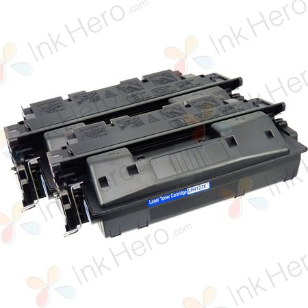 Pack de 2 HP 27X cartouche de toner noir compatible haute capacité (C4127X)