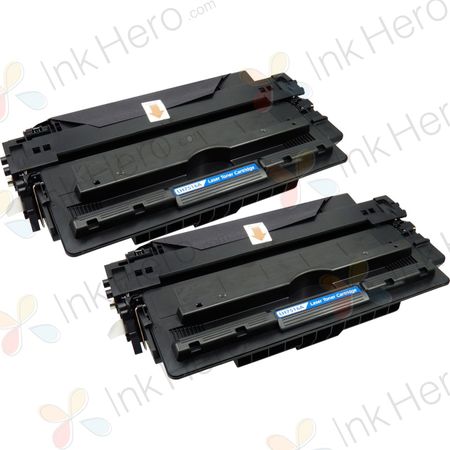 Pack de 2 HP 16A cartouche de toner noir remanufacturée (Q7516A)
