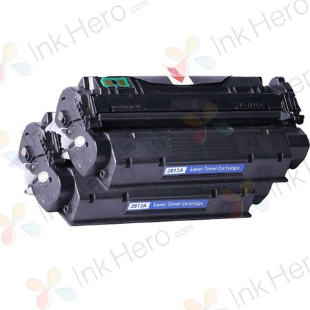 Pack de 2 HP 13A cartouche de toner noir compatible haute capacité (Q2613A)