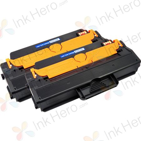 Pack de 2 Dell 331-7328 cartouche de toner noir compatible à haut capacité (DRYXV)