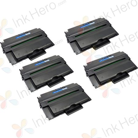 Pack de 5 Dell 1815dn cartouche de toner noir compatible à haut capacité (RF223)