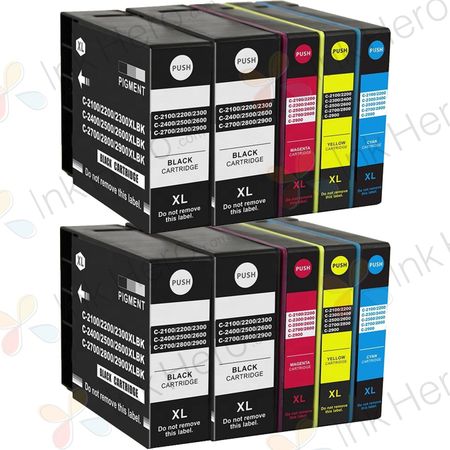 Pack de 10 Canon PGI-2200XL cartouches d'encre haute capacité compatibles