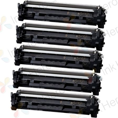 Pack de 5 Canon 047 cartouche de toner noir compatible (2164C001AA)