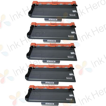 Pack de 5 Brother TN780 cartouche de toner noir compatible super haute capacité