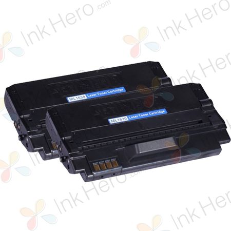 Pack de 2 Samsung ML-D1630A cartouche de toner noir compatible