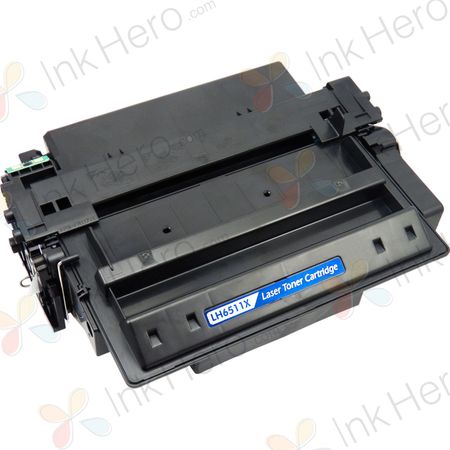 HP 11X cartouche de toner noir remanufacturée haute capacité (Q6511X)