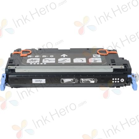 HP 501A cartouche de toner remanufacturée noir (Q6470A)