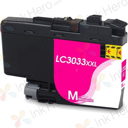 Brother LC3033M cartouche d'encre compatible super haute capacité magenta