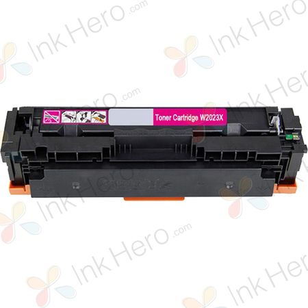 HP 414X cartouche de toner compatible magenta haute capacité (W2023X)