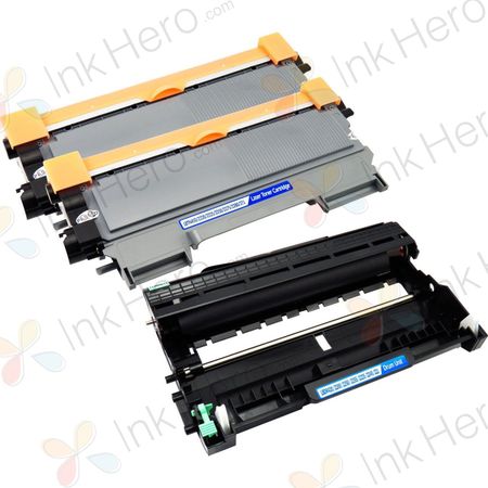 Pack de 3 Brother TN450 & DR420 cartouches de toner et tambour compatibles haute capacité