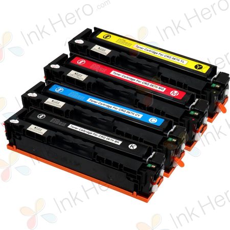 Pack de 4 Cartouches de toner compatibles haute capacité Canon 067H