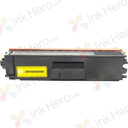 Brother TN433Y cartouche de toner jaune compatible haute capacité