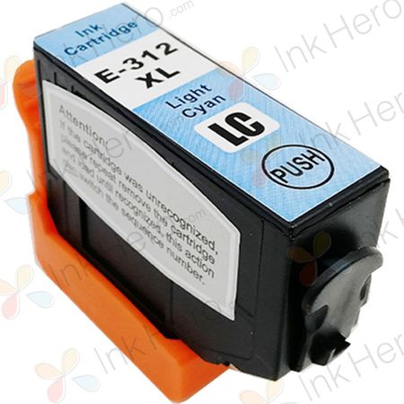 Epson 312XL cartouche d'encre remanufacturée haute capacité cyan light (T312XL520)