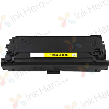 HP 508X cartouche de toner jaune compatible haute capacité (CF362X)