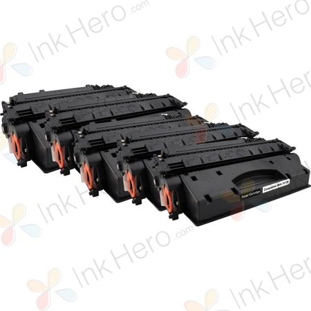 Pack de 5 Canon 120 cartouche de toner noir compatible (2617B001AA)