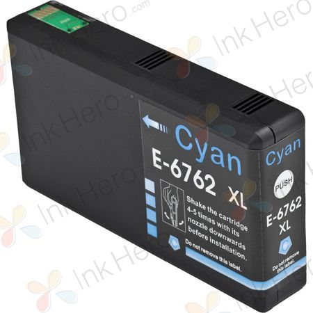 Epson 676XL cartouche d'encre remanufacturée cyan haute capacité (T676XL220)