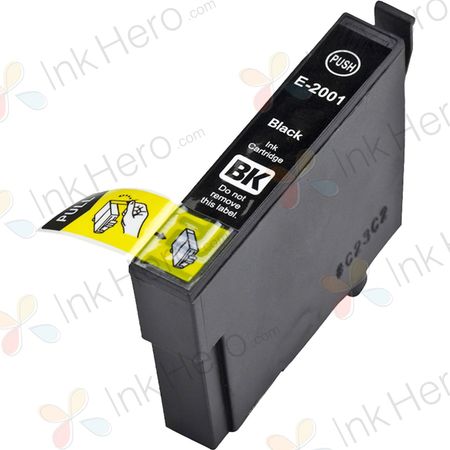 Pack de 2 Epson 200XL cartouche d'encre remanufacturée noir haute capacité (T200XL120)