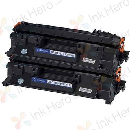 Pack de 2 Canon 119 cartouche de toner noir compatible (3479B001AA)
