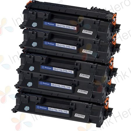 Pack de 5 Canon 119 cartouche de toner noir compatible (3479B001AA)